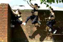 le femme du parkour